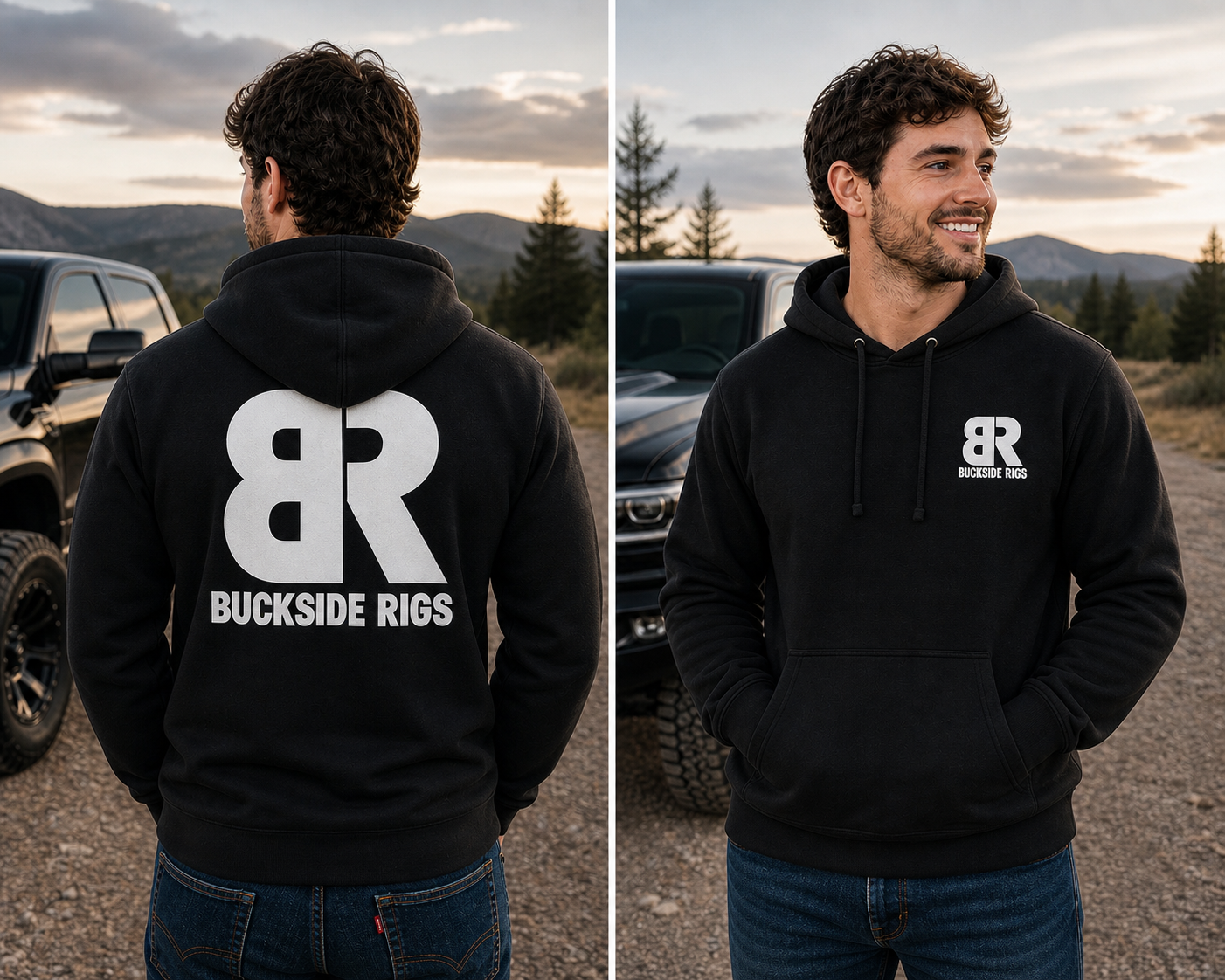 Buckside Rigs Block Logo Hoodie
