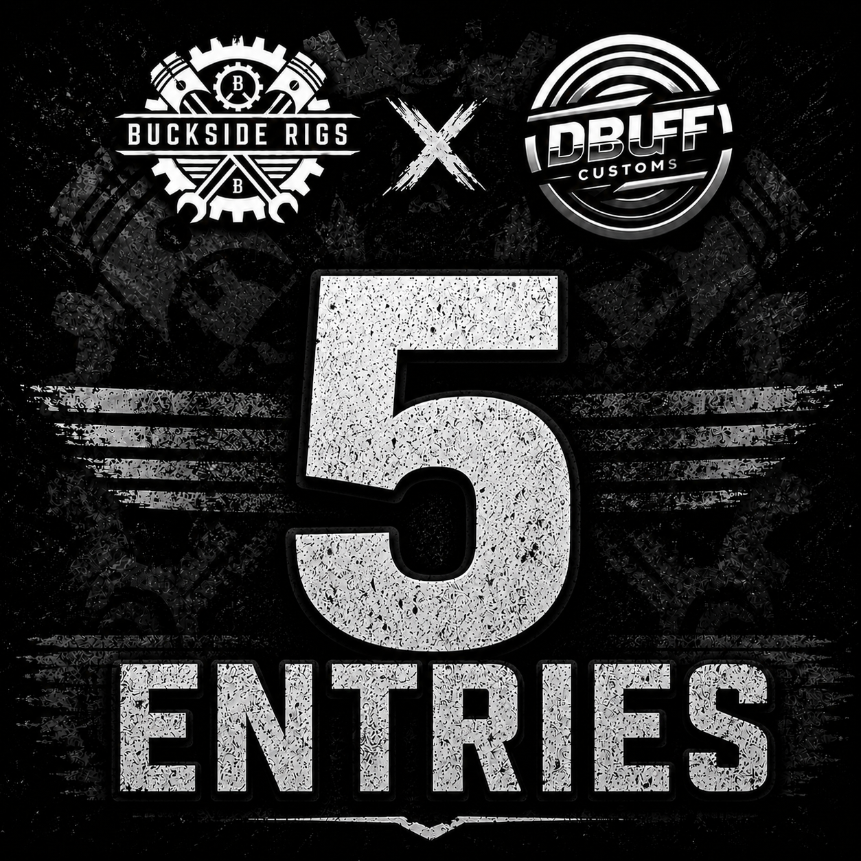 5 Giveaway Entries
